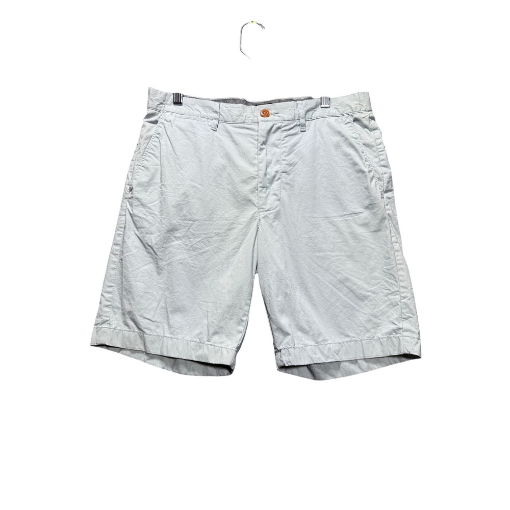 J. Crew Chino Shorts Mens 32 Light Blue Re-Imagined Stretch BE052